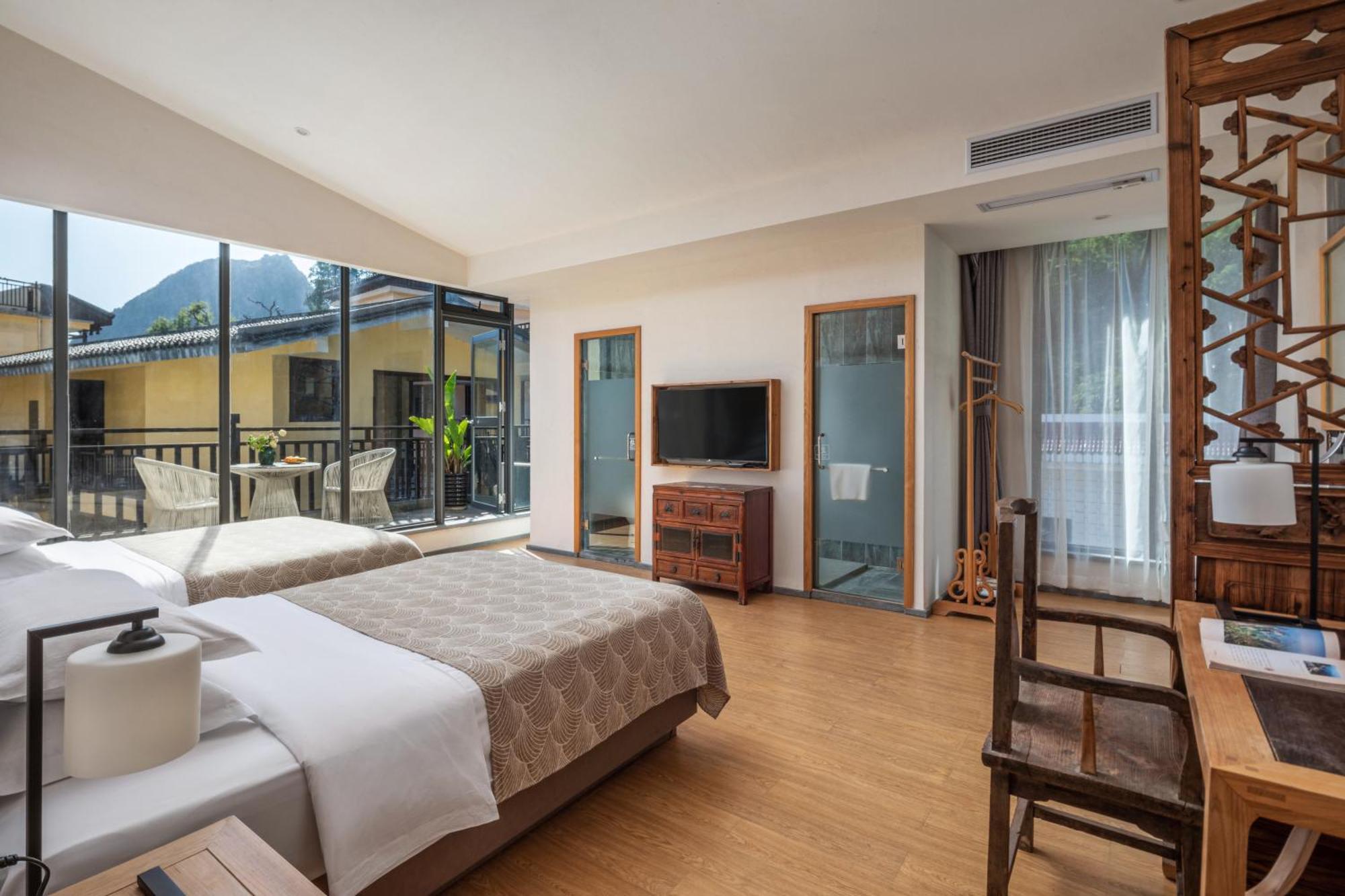 Guilin Heshe Lakeside Resort-Free Pick Up Service Stay Two Nights Ngoại thất bức ảnh