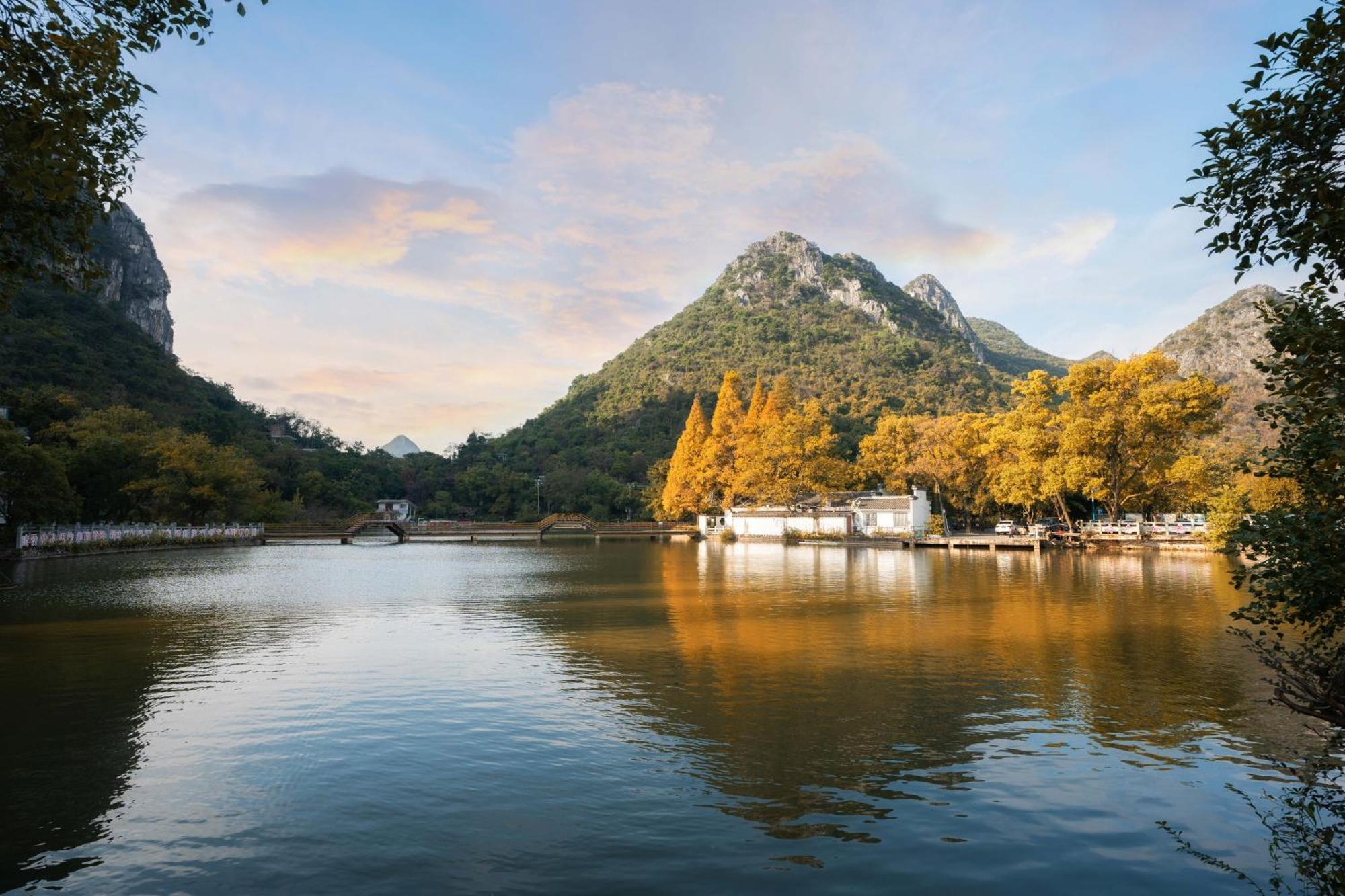 Guilin Heshe Lakeside Resort-Free Pick Up Service Stay Two Nights Ngoại thất bức ảnh